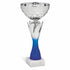Coppa art. 93184 argento-azzurra