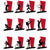PLX03S/15S - Trofei silhouette in metacrilato dimensioni 18,5x22cm