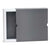 PLX180G - Targa in metacrilato satinato con base in legno blu