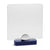 PLX180G - Targa in metacrilato satinato con base in legno blu