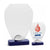 PLX190G - Targa in metacrilato satinato con base in legno blu